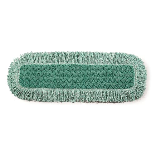 Rubbermaid Hygen 24 Inch Microfiber Dust Pad, Fringe, Green